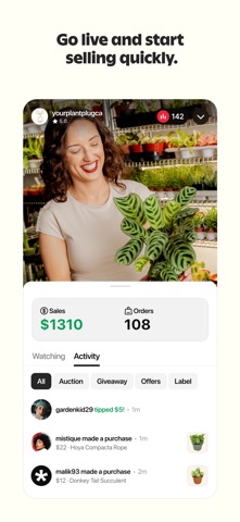 Скриншот Whatnot: Shop, Sell, Connect 4